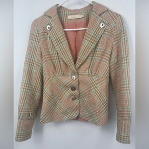 Ichi Wool Blend Japan Designer Jacket Blazer Small